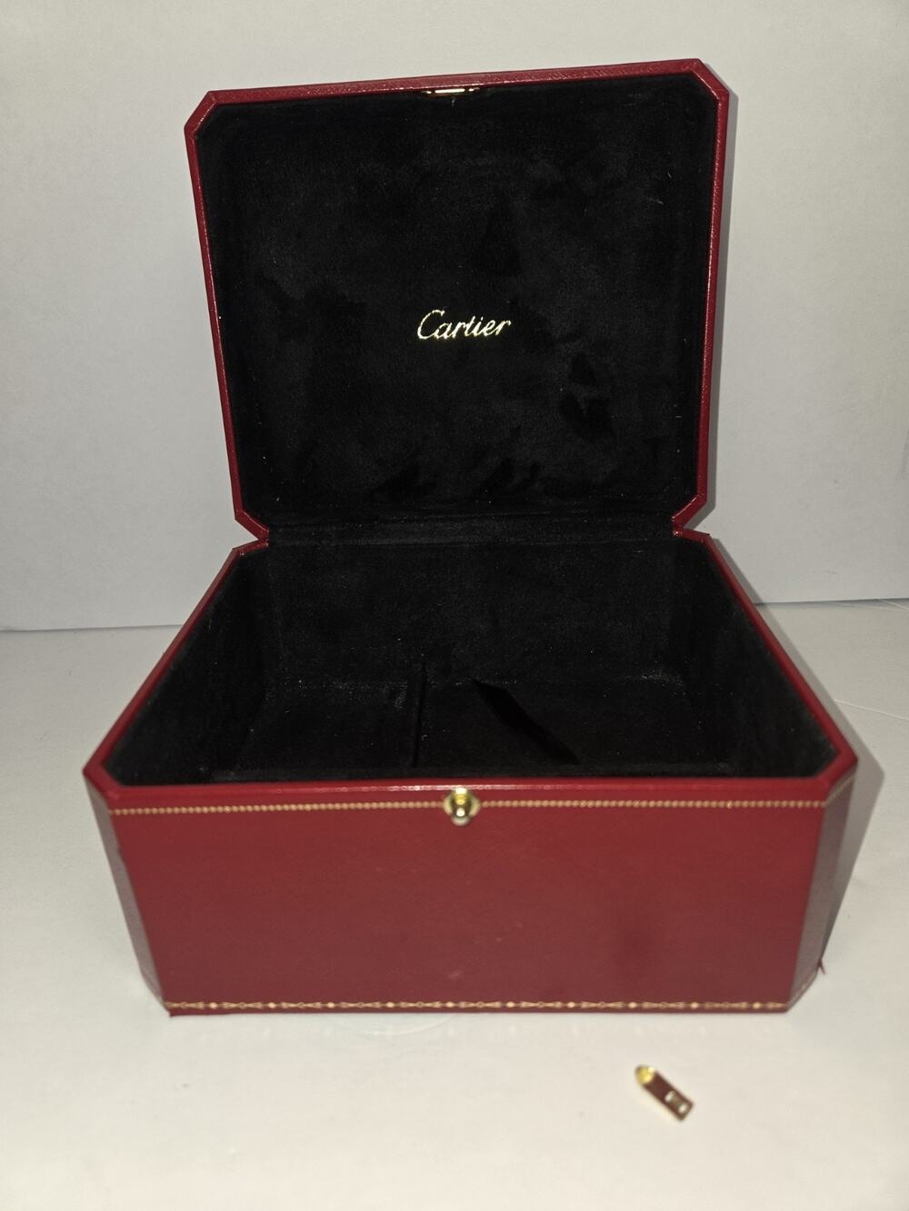 Cartier Watch Jewellery Storage Case Incerts Missing Does Not Close